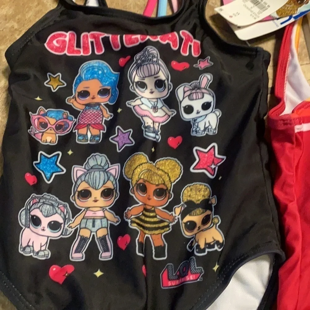 4T & XS Girl’s Lol Surprise/Harry Potter Swimming Suits Summer Resortwear